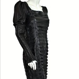 Olivia Luxury Italian Leather Dress